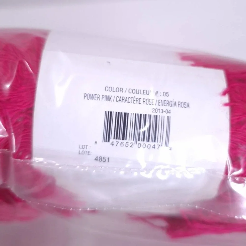 3 Skeins Premier Yarns Lash Max Power Pink 3 oz 37yds #6 Super Bulky‎ Lot- Read